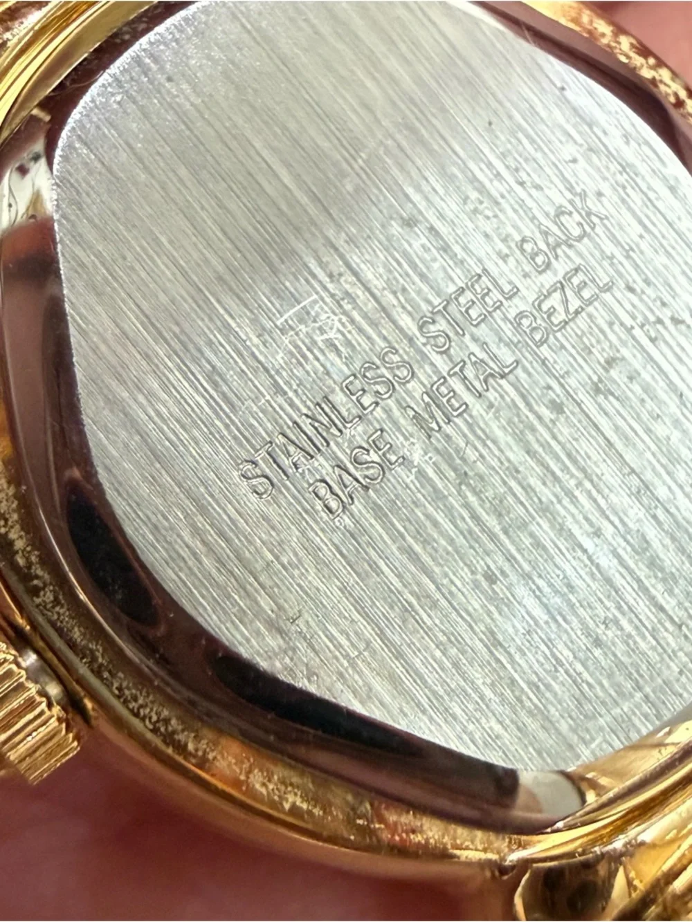 Vintage PEUGEOT Gold-tone Interchangeable Bezels & Studs Rhinestones Watch - Picture 12 of 13